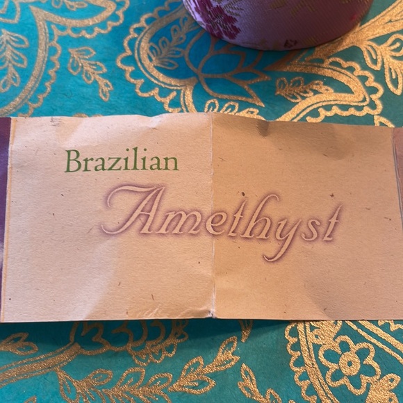 Brazilian Amethyst ring Gold - Picture 2 of 5